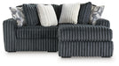 Midnight-Madness - Sectional – Stationary Sectionals by Signature Design by Ashley® at Furniture Wholesale Plus , Nashville furniture store