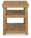 Wittenmyer - Rectangular End Table - Natural / Black – End Tables by Signature Design by Ashley® at Furniture Wholesale Plus , Nashville furniture store