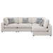 Serene - Upholstered Modular Sectional Sofa - Premium Stationary Sectionals from CoasterEssence - Just $2309! Shop now at Furniture Wholesale Plus  We are the best furniture store in Nashville, Hendersonville, Goodlettsville, Madison, Antioch, Mount Juliet, Lebanon, Gallatin, Springfield, Murfreesboro, Franklin, Brentwood