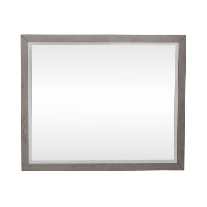 Palmetto Heights - Landscape Mirror - Shell White & Driftwood – Landscape Mirrors by Liberty Furniture at Furniture Wholesale Plus , Nashville furniture store