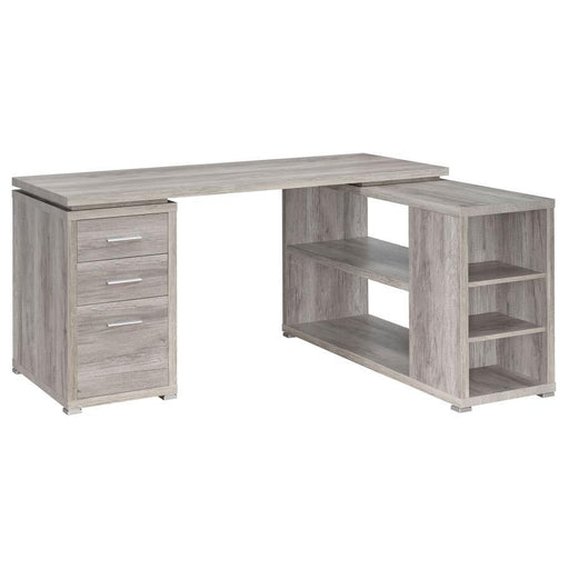 Yvette - 3-Drawer L-Shape Computer Desk – Corner Desks by CoasterEveryday at Furniture Wholesale Plus , Nashville furniture store