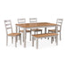 Harperfeld - Dining Room Table Set (Set of 6) - Natural / Gray – 6 Piece Dining Room Sets by Signature Design by Ashley® at Furniture Wholesale Plus , Nashville furniture store