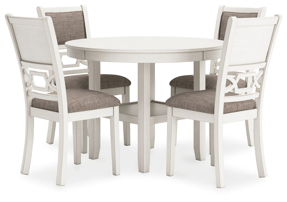 Erinberg - Dining Room Table Set (Set of 5) - Antique White – 5 Piece Dining Room Sets by Signature Design by Ashley® at Furniture Wholesale Plus , Nashville furniture store