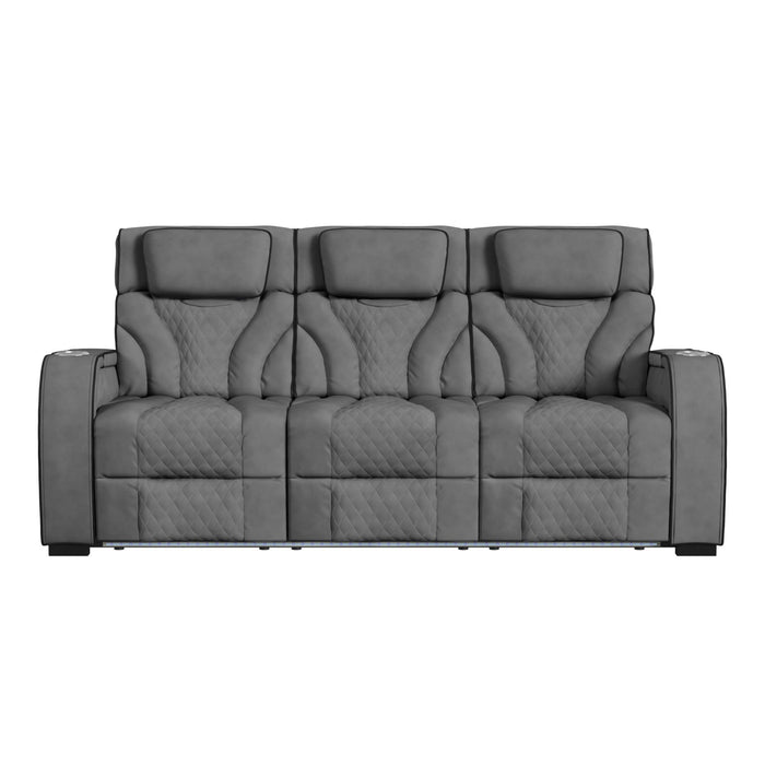 Blitz - Motion Sofa With DDT, Reading Light, Wireless Charger And LED – Reclining Sofas by Elements International at Furniture Wholesale Plus , Nashville furniture store