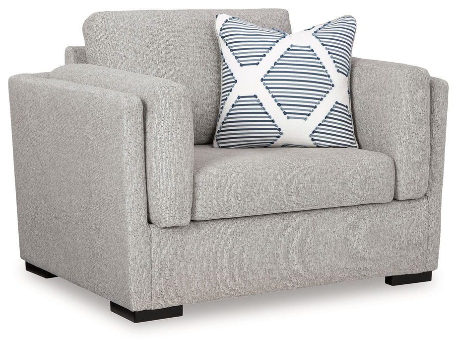 Evansley - Living Room Set – Stationary Chair & Ottoman by Benchcraft® at Furniture Wholesale Plus , Nashville furniture store
