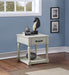 Hemingway - End Table - White – End Tables by Steve Silver Furniture at Furniture Wholesale Plus , Nashville furniture store