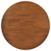 Dinah - Round Solid Wood Dining Table - Walnut – Dining Tables by CoasterEveryday at Furniture Wholesale Plus , Nashville furniture store