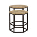 Adger - 2 Piece Hexagonal Nesting Tables - Natural And Black - Premium Nesting Tables from CoasterEssence - Just $399! Shop now at Furniture Wholesale Plus  We are the best furniture store in Nashville, Hendersonville, Goodlettsville, Madison, Antioch, Mount Juliet, Lebanon, Gallatin, Springfield, Murfreesboro, Franklin, Brentwood
