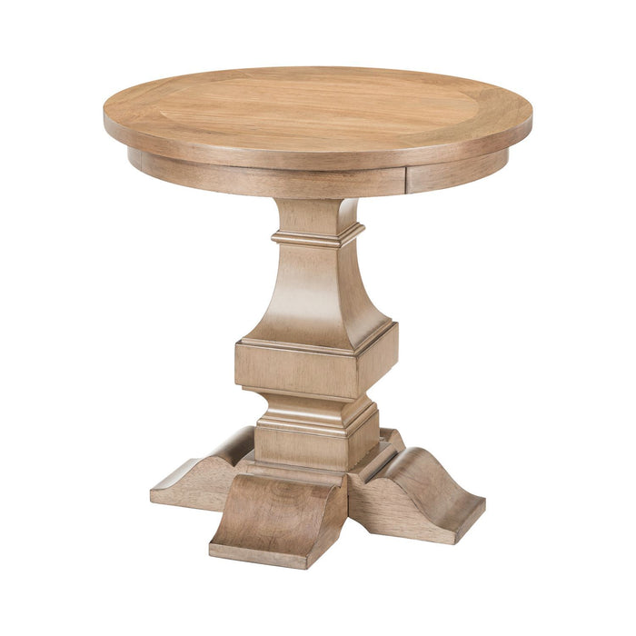 Haven Hills - Round End Table - Camel Beige – End Tables by Liberty Furniture at Furniture Wholesale Plus , Nashville furniture store