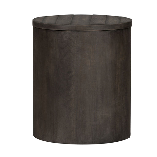 Modern Farmhouse - Drum End Table – End Tables by Liberty Furniture at Furniture Wholesale Plus , Nashville furniture store