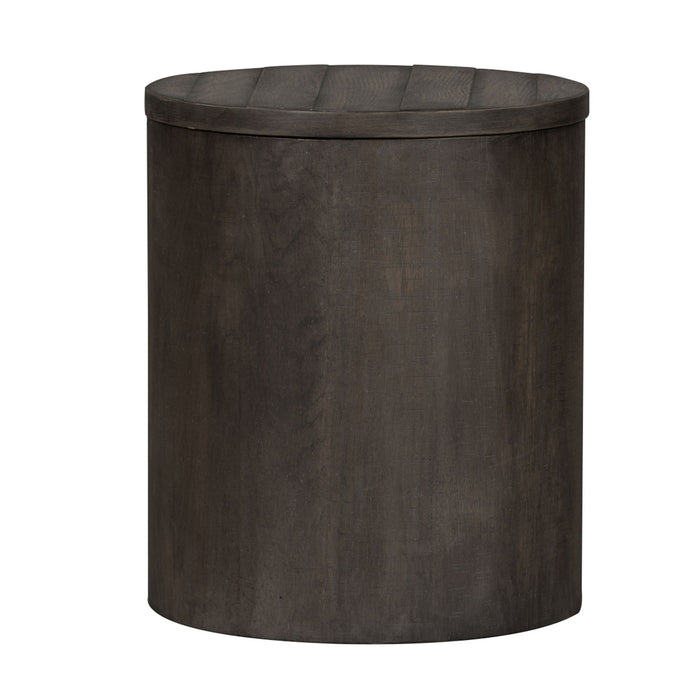 Modern Farmhouse - Drum End Table – End Tables by Liberty Furniture at Furniture Wholesale Plus , Nashville furniture store