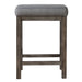 Hayden Way - Upholstered Console Stool - Gray – Counter Height (24"-27") by Liberty Furniture at Furniture Wholesale Plus , Nashville furniture store