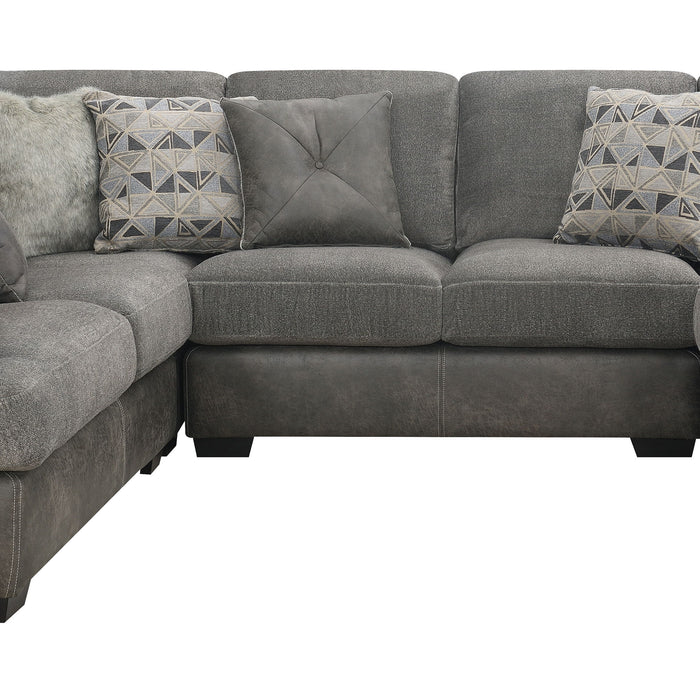 Berlin - Sectional - Premium Stationary Sectionals from Emerald Home - Just $1589! Shop now at Furniture Wholesale Plus  We are the best furniture store in Nashville, Hendersonville, Goodlettsville, Madison, Antioch, Mount Juliet, Lebanon, Gallatin, Springfield, Murfreesboro, Franklin, Brentwood