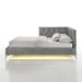 Amberley - Full Upholstered Corner Bed With LED And USB – Upholstered Beds by Elements International at Furniture Wholesale Plus , Nashville furniture store