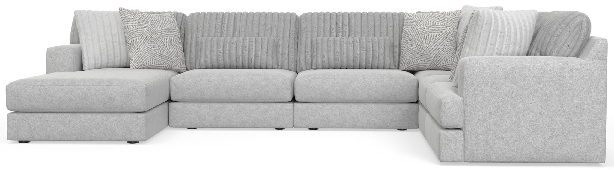 Logan - Upholstered Sectional With Comfort Coil Seating And Accent Pillows Included - Premium Stationary Sectionals from Jackson - Just $1849! Shop now at Furniture Wholesale Plus  We are the best furniture store in Nashville, Hendersonville, Goodlettsville, Madison, Antioch, Mount Juliet, Lebanon, Gallatin, Springfield, Murfreesboro, Franklin, Brentwood