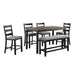 Martin - Counter Set – 5 Piece Dining Room Sets by Elements International at Furniture Wholesale Plus , Nashville furniture store