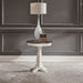 Allyson Park - Chair Side Table - Wirebrushed White / Charcoal – Chair Side Tables by Liberty Furniture at Furniture Wholesale Plus , Nashville furniture store