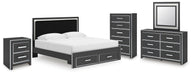 Zuraleus - Storage Bedroom Set – 5 Piece Bedroom Sets by Signature Design by Ashley® at Furniture Wholesale Plus , Nashville furniture store