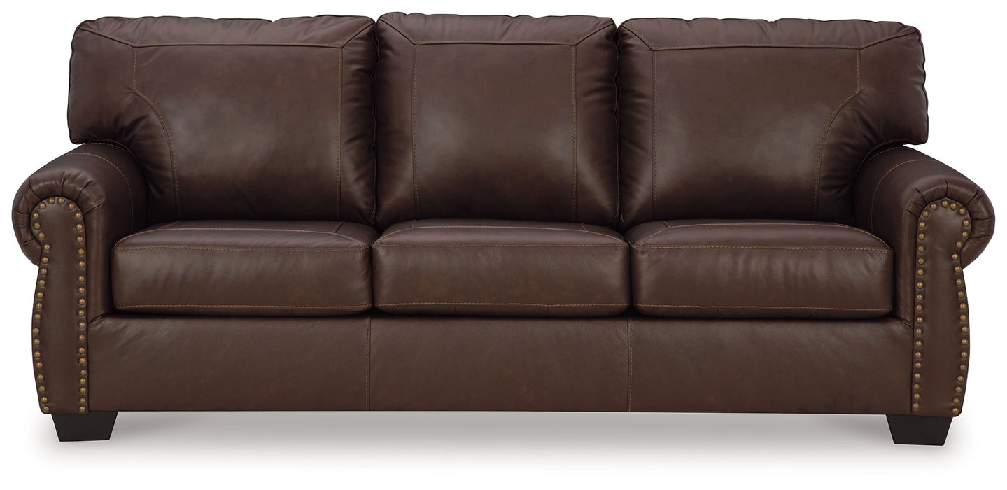 Colleton - Sofa - Dark Brown – Stationary Sofas by Signature Design by Ashley® at Furniture Wholesale Plus , Nashville furniture store