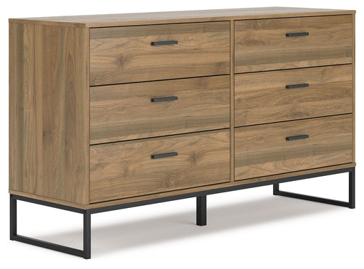Deanlow - Six Drawer Dresser - Honey – Dressers by Signature Design by Ashley® at Furniture Wholesale Plus , Nashville furniture store