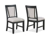 Stevens - Side Chair (Set of 2) - Charcoal & Gray – Chair Sets by Crown Mark at Furniture Wholesale Plus , Nashville furniture store