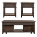 Mill Creek - 3 Piece Living Room Set (Lift Top Cocktail & 2 Drawer End Tables) - Peppercorn – Table Sets by Liberty Furniture at Furniture Wholesale Plus , Nashville furniture store