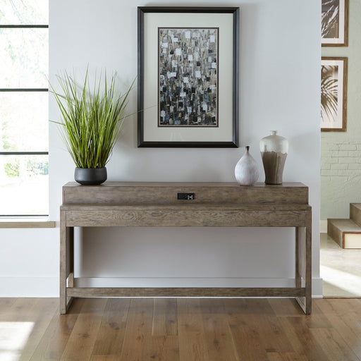 Bartlett Field - Console Bar Table - Dusty Taupe – Console Tables by Liberty Furniture at Furniture Wholesale Plus , Nashville furniture store