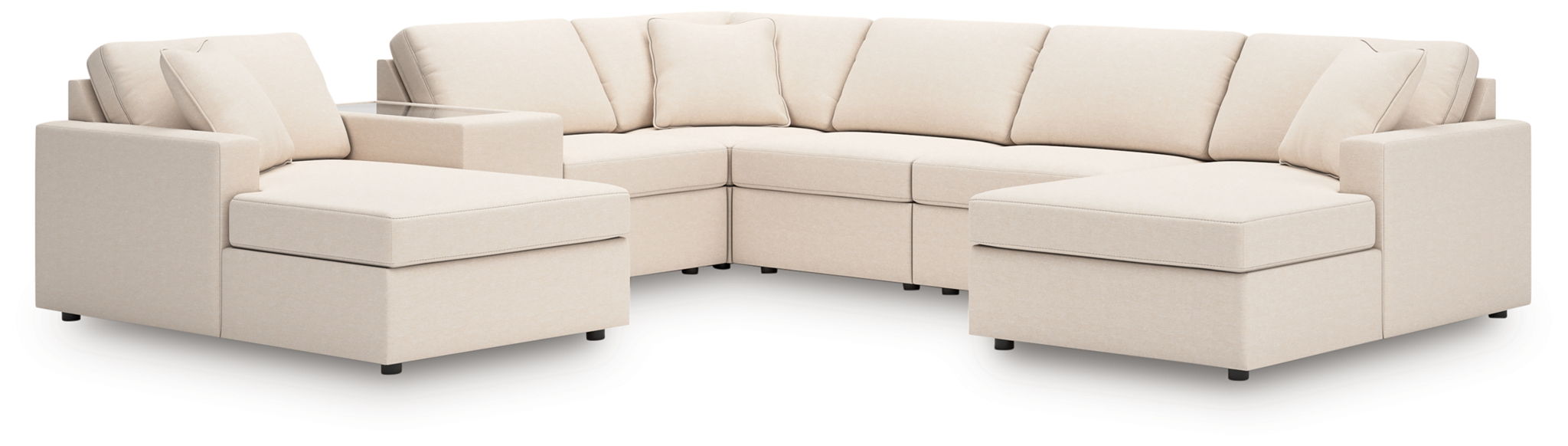 Modmax - Oyster - Sectional – Stationary Sectionals by Signature Design by Ashley® at Furniture Wholesale Plus , Nashville furniture store