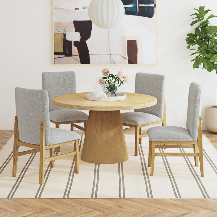 Portland - Round Dining Table – Dining Tables by Elements International at Furniture Wholesale Plus , Nashville furniture store