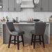 Villanova - Swivel PU Counter Stool (Set of 2) – Stool Sets by Elements International at Furniture Wholesale Plus , Nashville furniture store