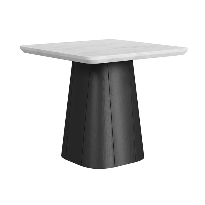 Edison - 2 Piece Occasional Table Set (Coffee Table & End Table) - White And Black – Table Sets by Elements International at Furniture Wholesale Plus , Nashville furniture store