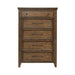 Carolina Park - 5 Drawer Chest - Amber Brown – Accent Chests by Liberty Furniture at Furniture Wholesale Plus , Nashville furniture store