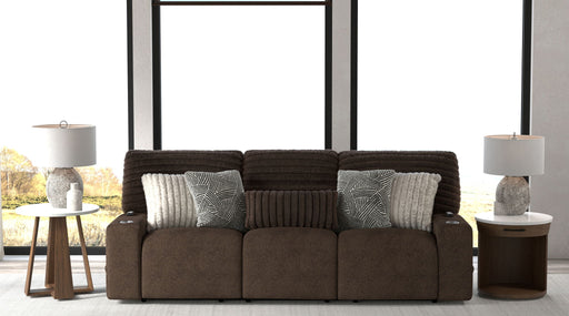 Zen - Power Reclining Sofa With CR3 Heat/Massage/Zero Gravity - Chocolate – Reclining Sofas by Catnapper at Furniture Wholesale Plus , Nashville furniture store