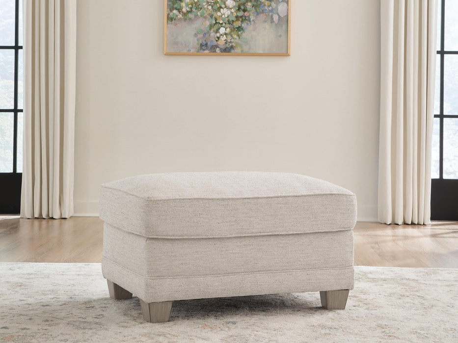Rayne-Cove - Ottoman - Opal – Upholstered Ottomans by Signature Design by Ashley® at Furniture Wholesale Plus , Nashville furniture store