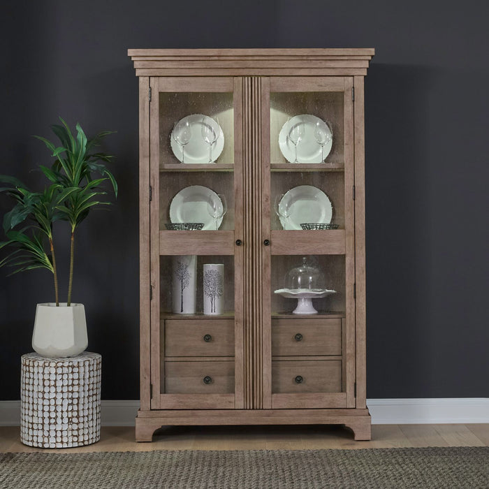Haven Hills - Display Cabinet - Camel Beige – Display Cabinets by Liberty Furniture at Furniture Wholesale Plus , Nashville furniture store