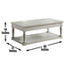 Hemmingway - 3 Piece Occasional Table Set - White – Table Sets by Steve Silver Furniture at Furniture Wholesale Plus , Nashville furniture store