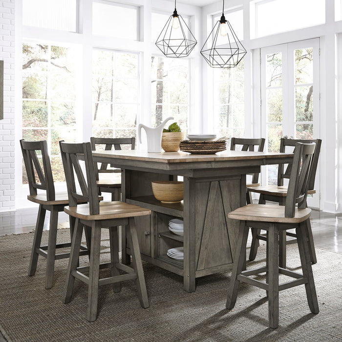 Lindsey Farm - Gathering Table Set – 5 Piece Dining Room Sets by Liberty Furniture at Furniture Wholesale Plus , Nashville furniture store