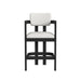 Portland - Arm Barstool (Set of 2) - Black / White – Stool Sets by Elements International at Furniture Wholesale Plus , Nashville furniture store