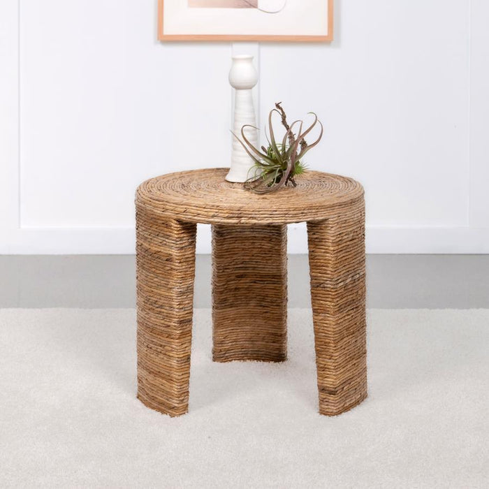 Artina - Woven Rattan Round Table – End Tables by Coaster Fine Furniture at Furniture Wholesale Plus , Nashville furniture store