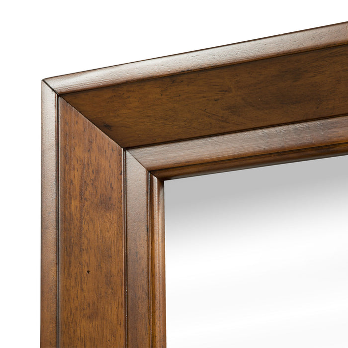 Grandpas Cabin - 42" Mirror - Aged Oak – Mirrors by Liberty Furniture at Furniture Wholesale Plus , Nashville furniture store