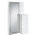 Vancouver - Floor Mirror With Storage - White – Storage Mirrors by Elements International at Furniture Wholesale Plus , Nashville furniture store