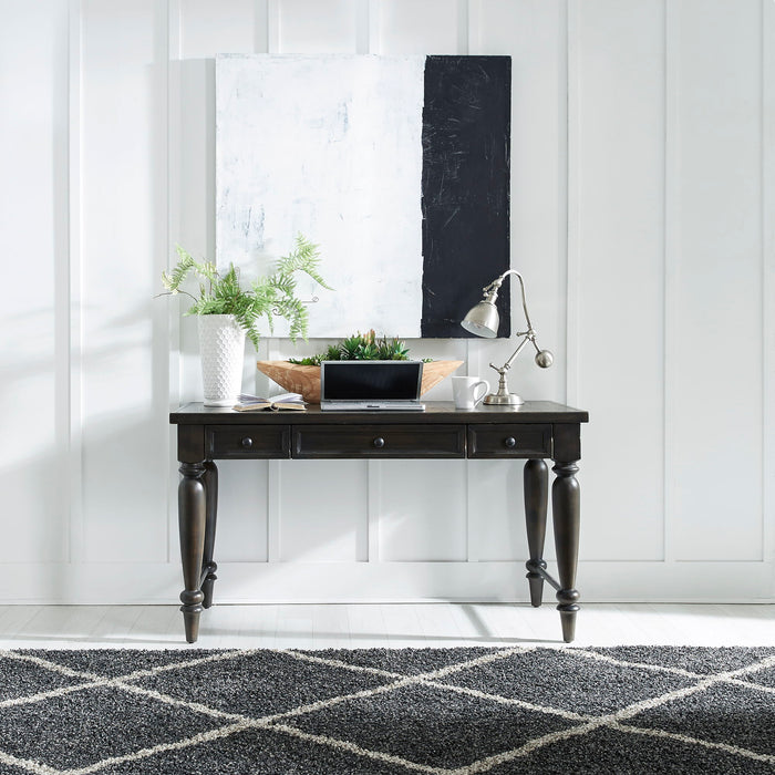 Harvest Home - Writing Desk - Black – Writing Desks by Liberty Furniture at Furniture Wholesale Plus , Nashville furniture store