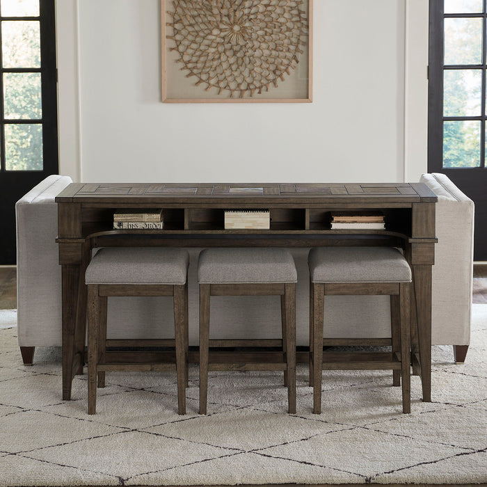 Arrowcreek - 4 Piece Living Room Set - Weathered Stone – 4 Piece Living Room Sets by Liberty Furniture at Furniture Wholesale Plus , Nashville furniture store