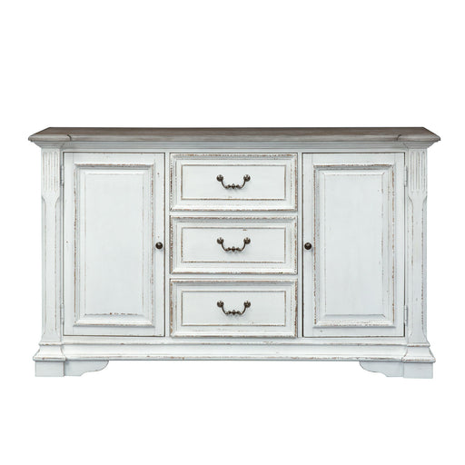 Abbey Park - Buffet - Antique White – Buffets by Liberty Furniture at Furniture Wholesale Plus , Nashville furniture store