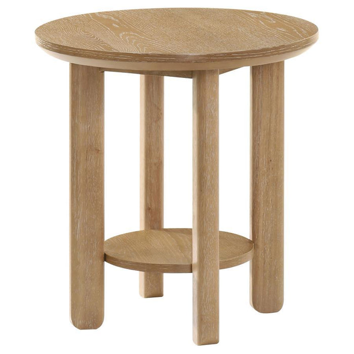 Ottowa - Round Wood Table With Shelf – End Tables by Coaster Fine Furniture at Furniture Wholesale Plus , Nashville furniture store