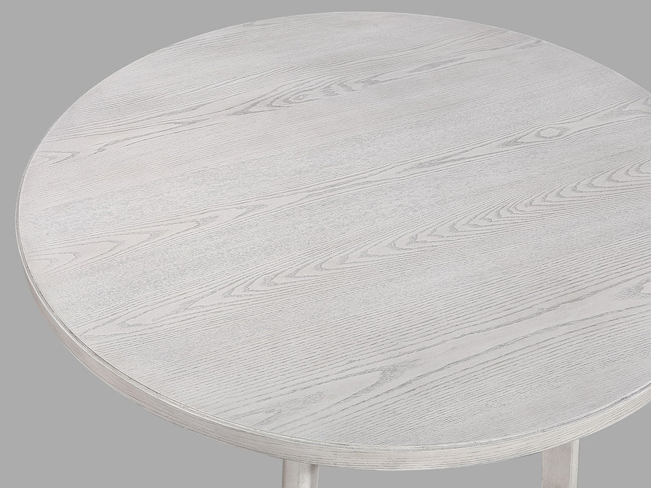 Blanche - Round Counter Height Table - Antique White – Counter Tables by Crown Mark at Furniture Wholesale Plus , Nashville furniture store
