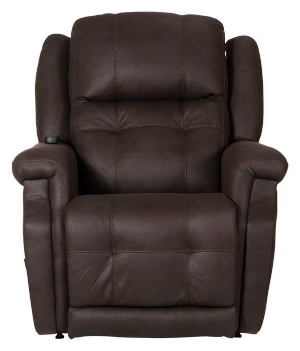 Haywood - Power Headrest Power Lift Lay Flat Recliner With Heat & Massage - Chocolate – Lift Chairs by Catnapper at Furniture Wholesale Plus , Nashville furniture store