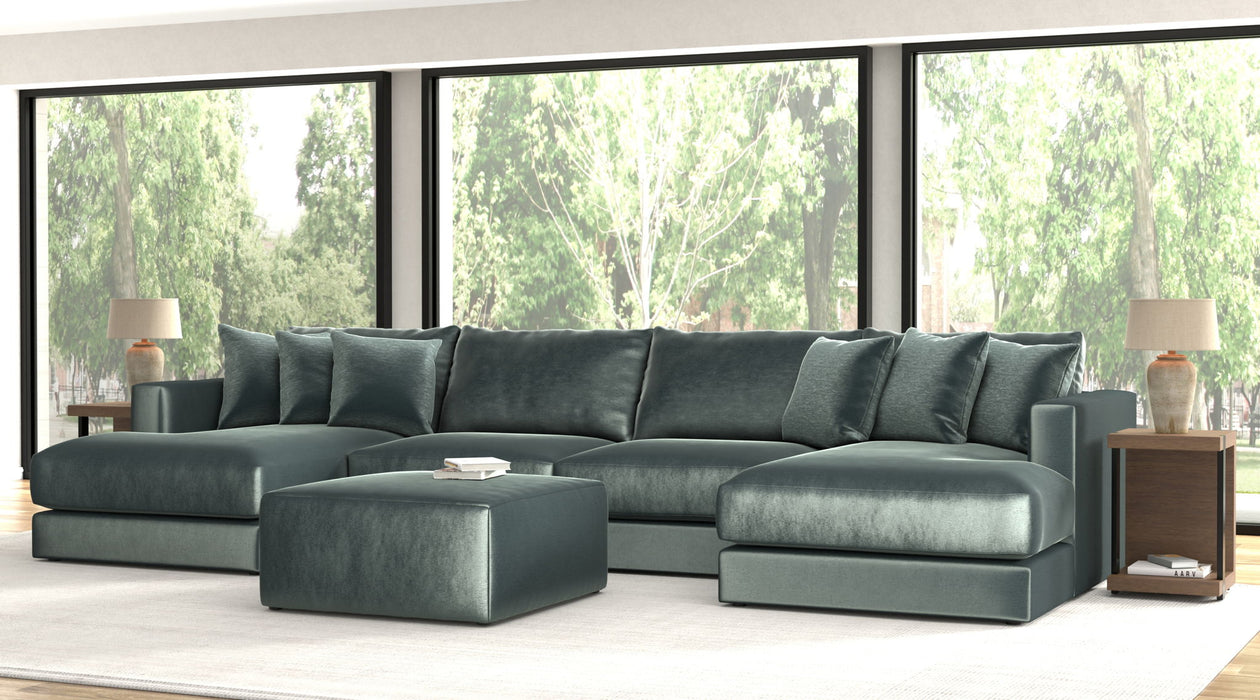 Remington - Modular Sofa And Cocktail Ottoman – 2 Piece Living Room Sets by Jackson at Furniture Wholesale Plus , Nashville furniture store
