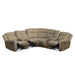 Hornet - 3 Piece Sectional Set With Console And 2 Recliners – Reclining Sectionals by Elements International at Furniture Wholesale Plus , Nashville furniture store