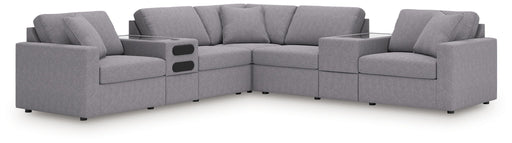 Modmax - Symmetrical Sectional - Granite – Stationary Sectionals by Signature Design by Ashley® at Furniture Wholesale Plus , Nashville furniture store